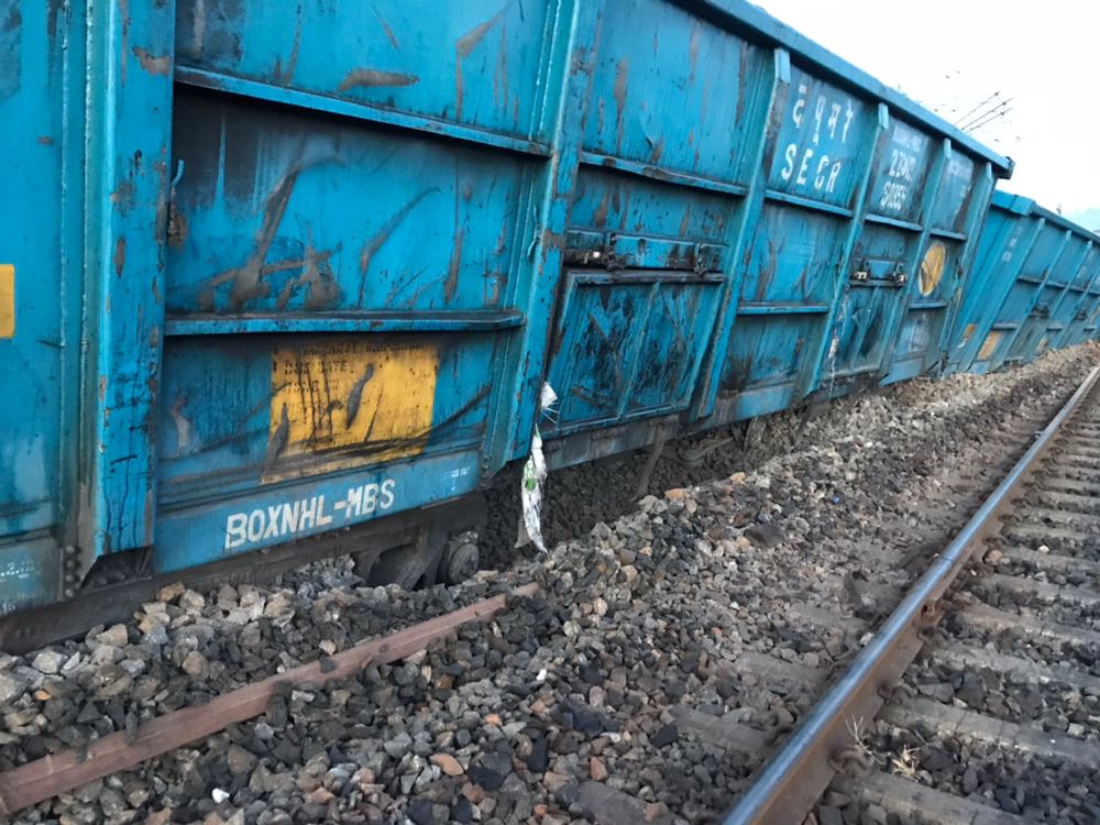 Train derailed near Damanjodi Koraput
