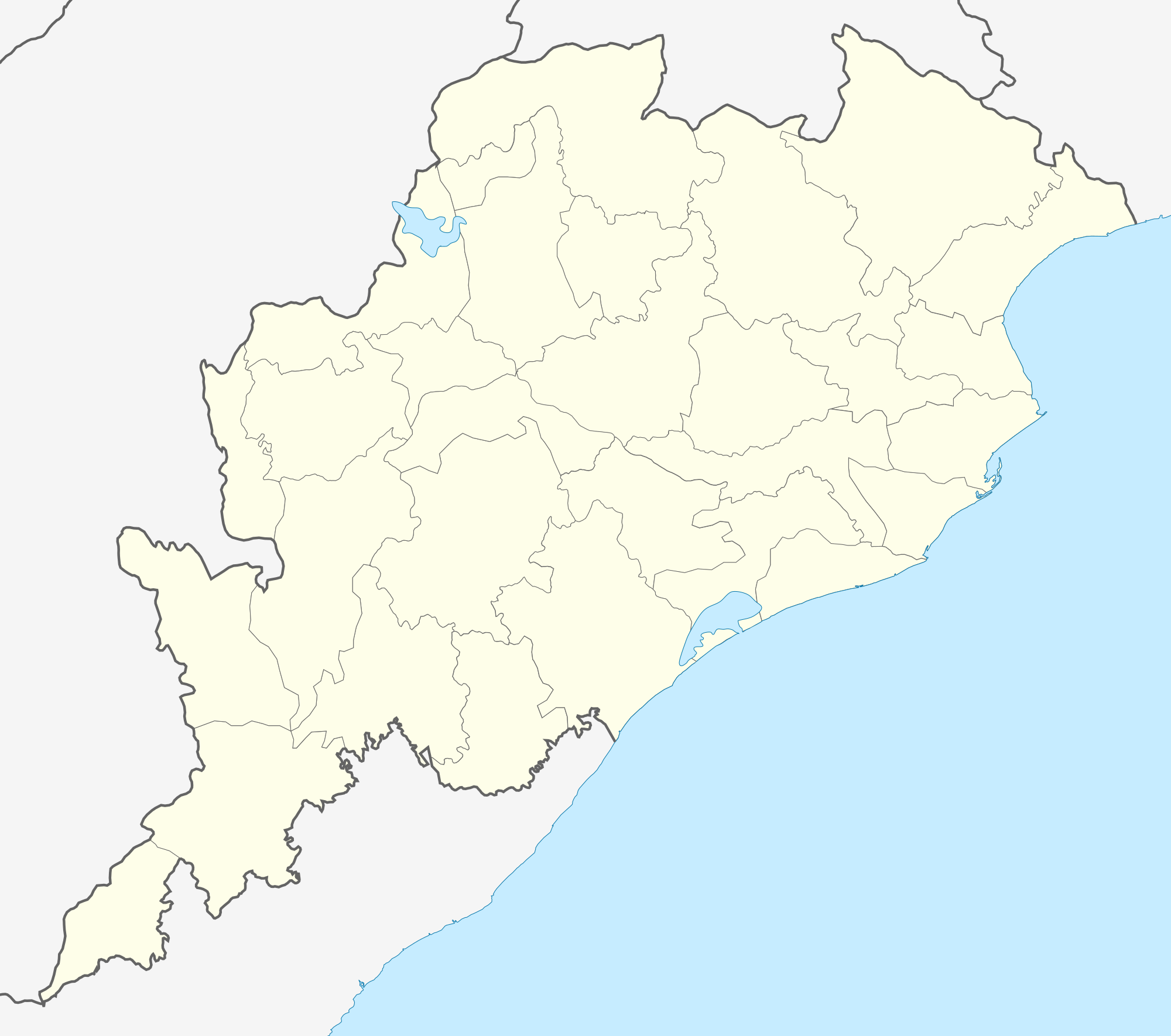 Odisha Map 