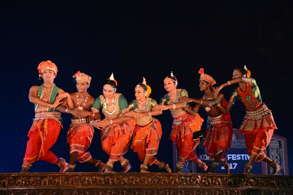 Odissi dancer Ramli Ibrahim and group perform at Konark Festival at Konark