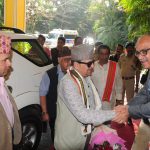 Nepal King Gyanendra Bir Bikram Shah Dev arrives in Bhubaneswar