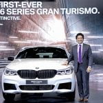 Mr. Sachin Tendulkar with the first-ever BMW 6 Series Gran Turismo auto expo 2018