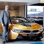 Mr. Vikram Pawah with the all-new BMW i8 Roadster auto expo 2018