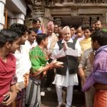 Former Nepal King visits Lingaraj temple Bhubaneswar Odisha