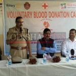 CP & Indian Red Cross society arrange special blood donation camp drive
