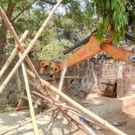 15 nos. of Bamboo sheds, 10 nos. of cabins, 09 nos. of fast food stalls, 11 nos. of shop extension sheds were evicted and 40 nos. of old vehicles, 22 nos. of hoarding & approx 94 nos. of bamboo wattling were removed