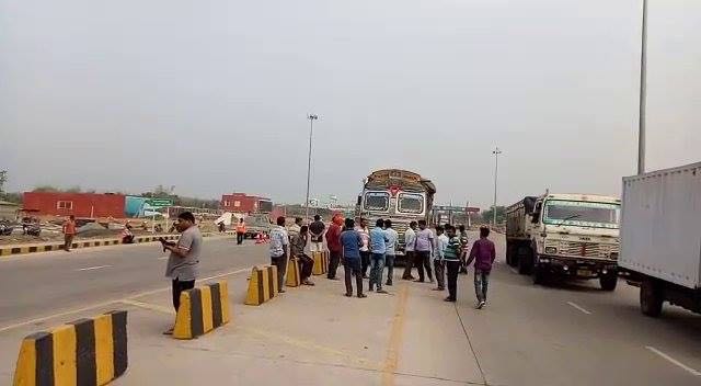 biju expressway blockade against toll collection