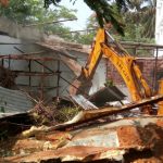 Demolition in Niladri Vihar Sector-5 between OERC Building to Utkal Health Care in Mouza-C.S.Pur & Patia.