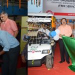 Chairman and Managing Director, Nalco, Dr Tapan Kumar Chand and Divisional Railway Manager, Khurda Road, Braj Mohan Agrawal Flagged Off The Vehicles