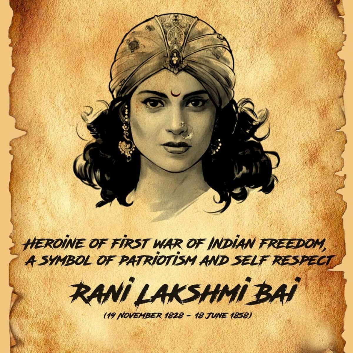 SEE PIC: Kangana Ranaut's first look as Rani Laxmibai from Manikarnika -  The Queen of Jhansi - India Today