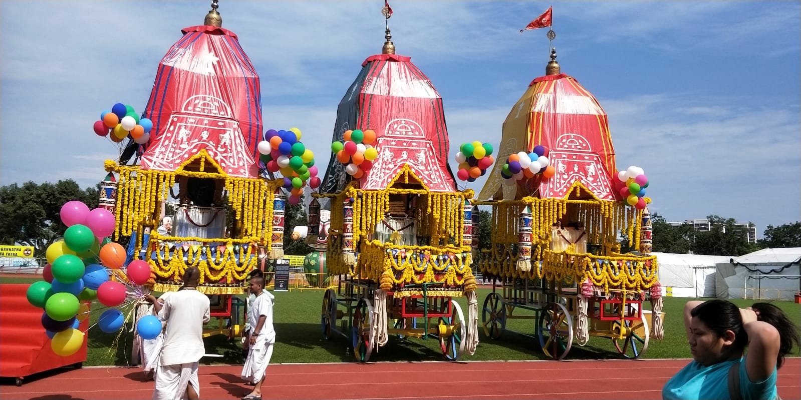 Rath Yatra Chariots Roll Down The Streets Of Singapore odishabytes