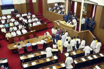 Odisha Assembly stalled for third day