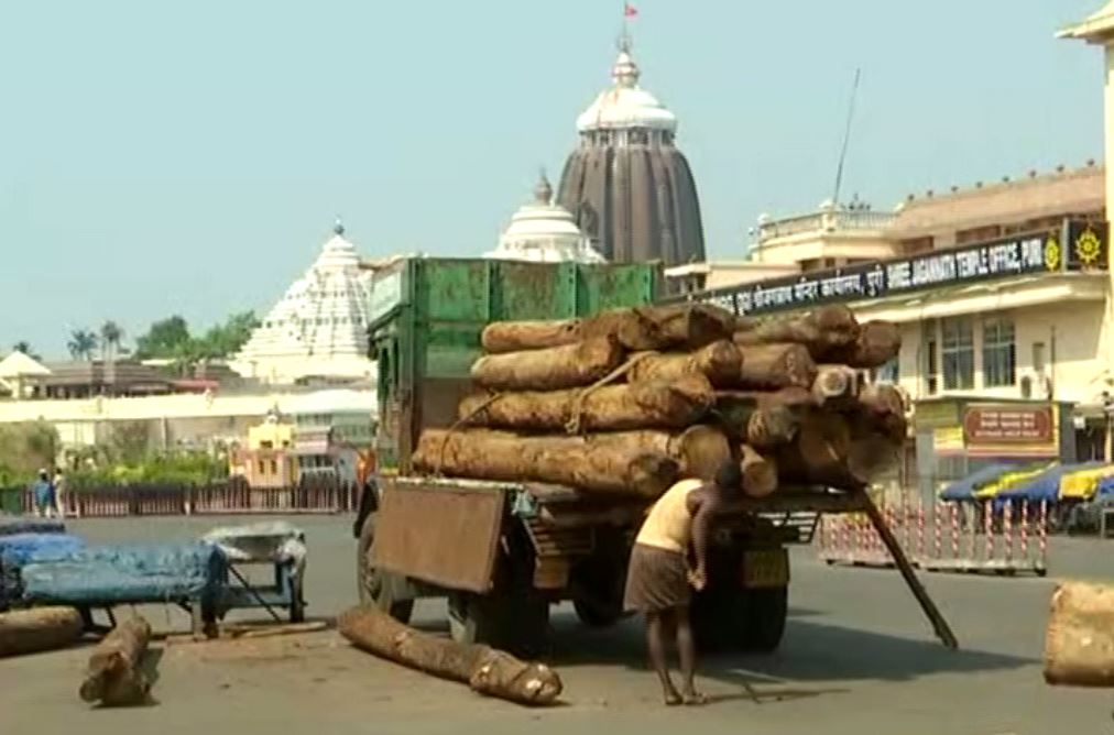 Rath Yatra timber arrives in Puri