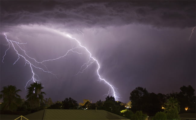 lightning thundershower