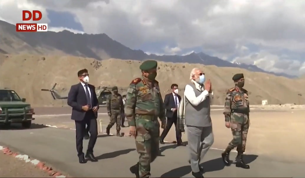 modi ladakh china border