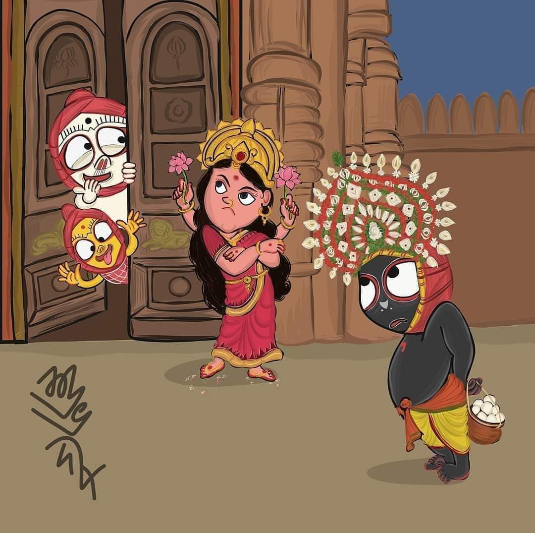 Lord Jagannath's Annual Journey & Homecoming Through Heart-Warming Memes -  odishabytes