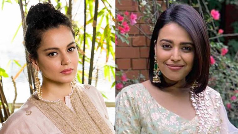 Swara Bhakser took to social media to mock Kangana Ranaut.