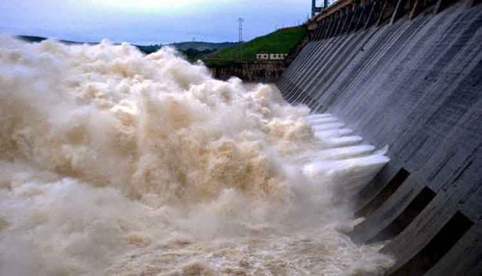 flood water in odisha