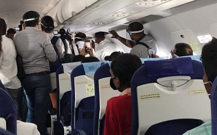 Kangana flight chaos