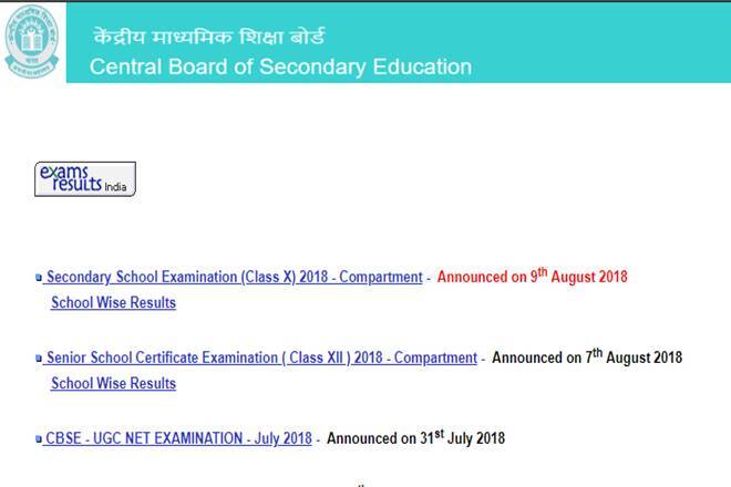 CBSE Class X Compartment Result