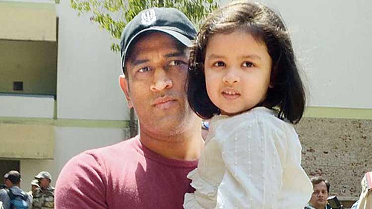 Dhoni’s 5-Year Old Daughter Ziva Gets Rape Threats