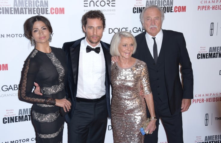 Matthew McConaughey and parents