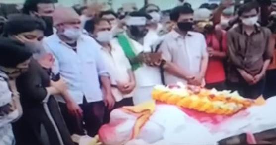 FIR Minister MLA Maharathy funeral