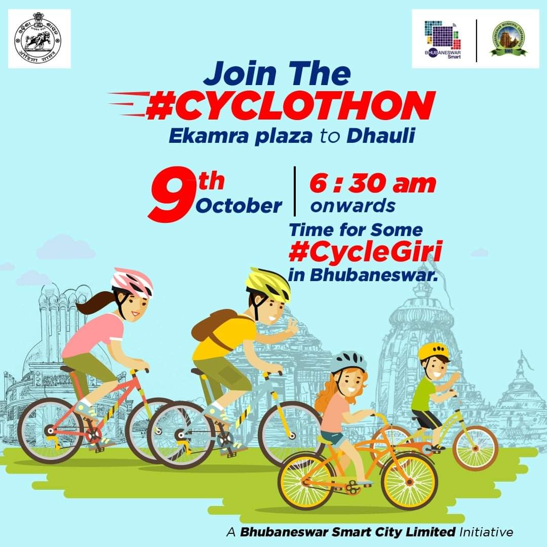 cycle campaign in Bhubaneswar