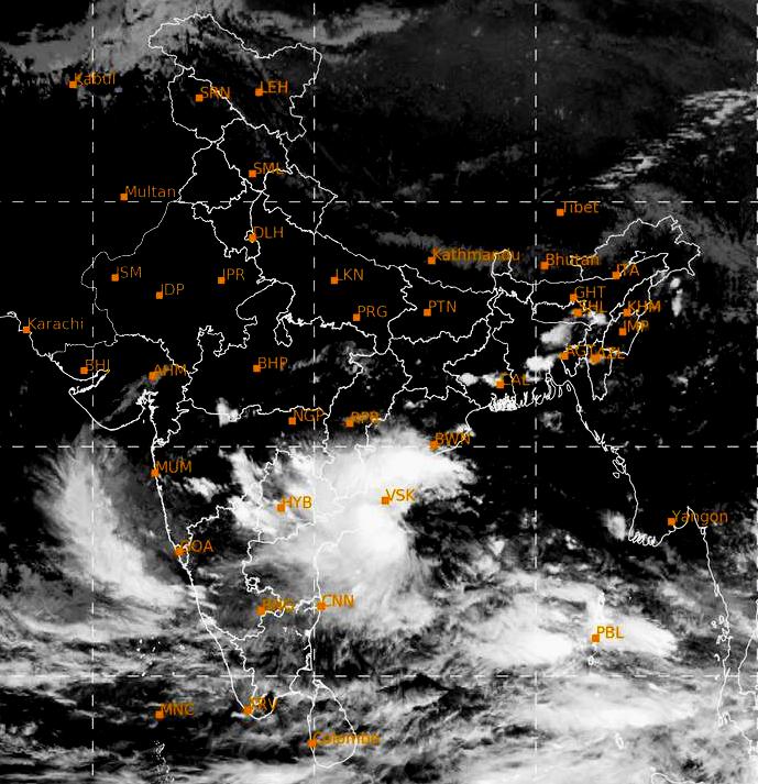 deep depression Bay of Bengal heavy rainfall warning Odisha