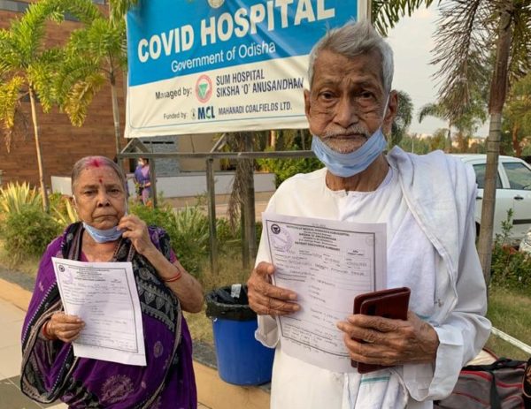 Bhubaneswar Couple In Their 90s & 80s Beat COVID-19