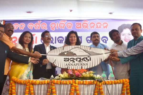 Bhubaneswar MP Aparajita launches Annapurna For Hunger-Free Odisha