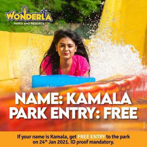 free entry for Kamalas