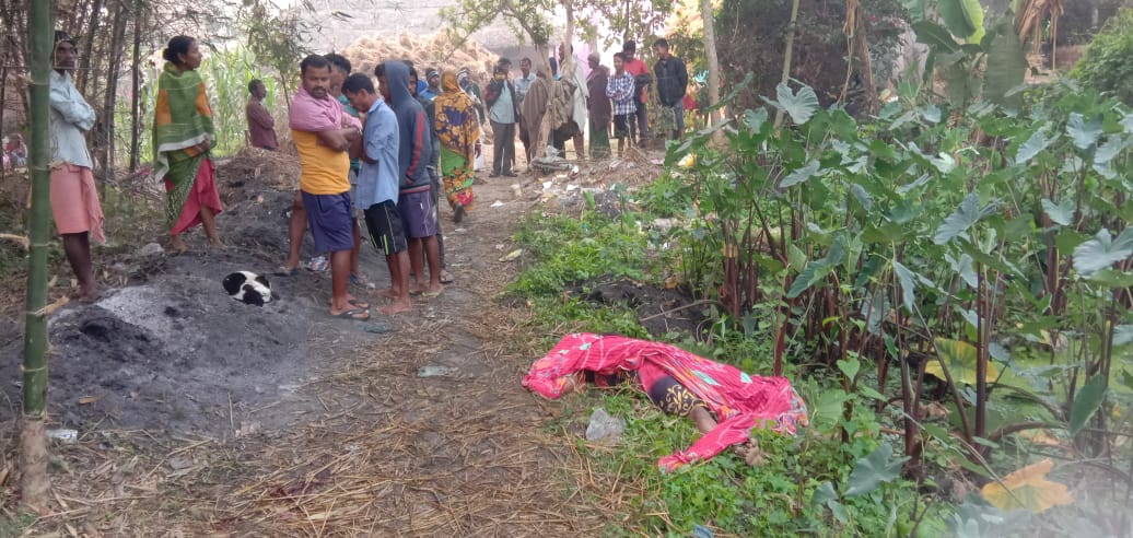 woman murdered Nuapokhari village Bhadrak