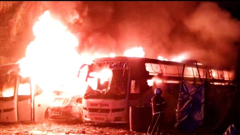 Four Buses Burnt Bhadrak