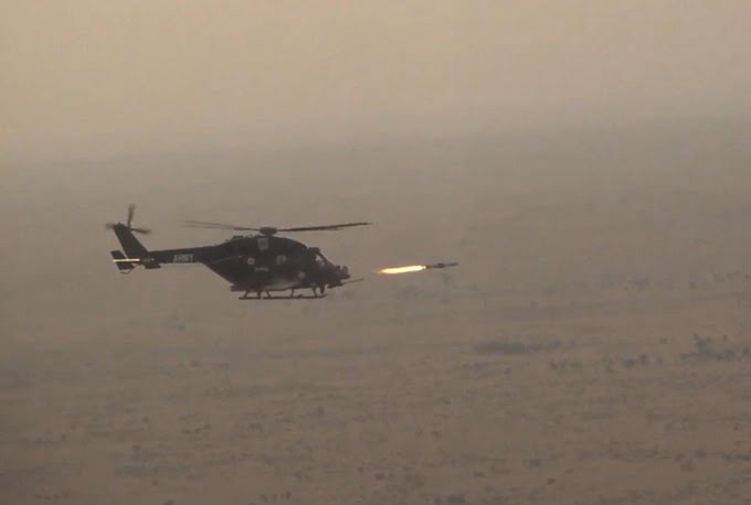 Anti-Tank Guided Missile Systems Helina & Dhruvastra Clear User Trials