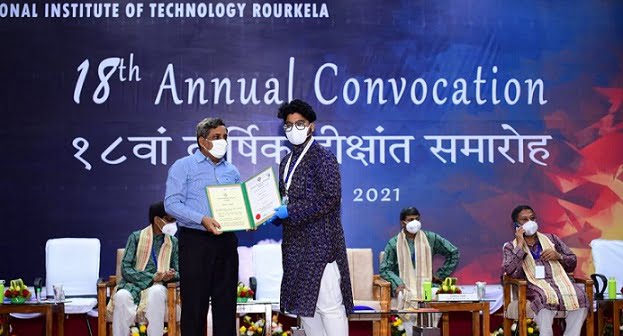 Baibhav Karan Of NIT-Rourkela Receives Dr Bansidhar Panda Gold Medal