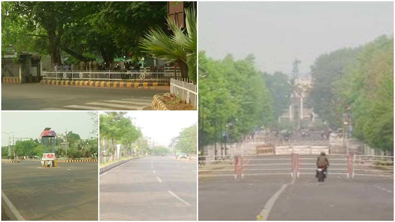 Deserted Bhubaneswar Roads On Holi As People Play Colours At Home