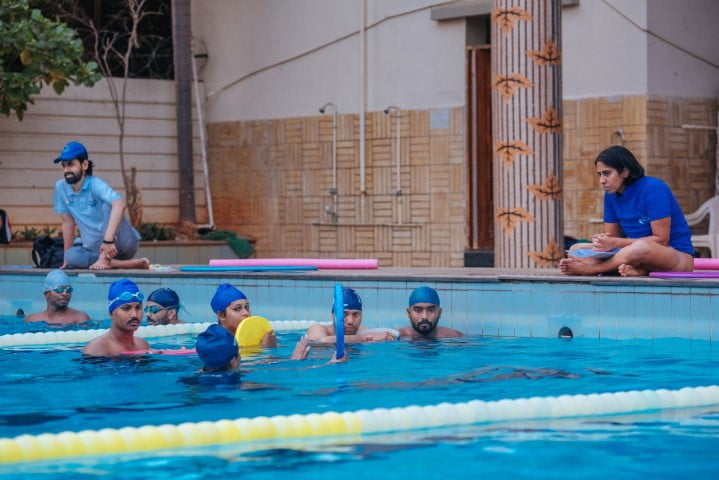 Nisha millet swim programme Odisha