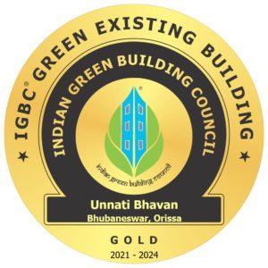 Gold rating for Unnati Bhawan