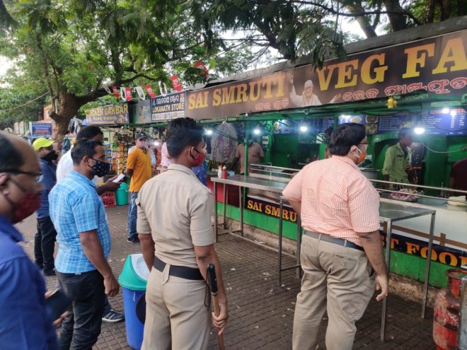 BMC raid on shops