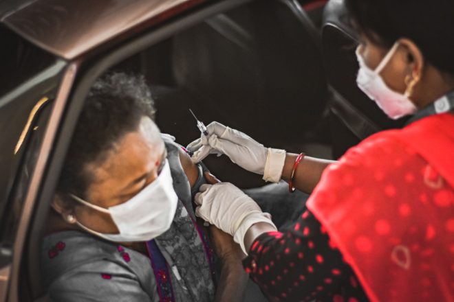 drive-in vaccination