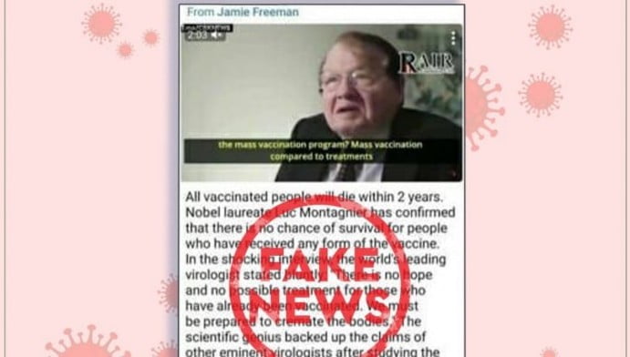 vaccinated people to die within 2 years fake news