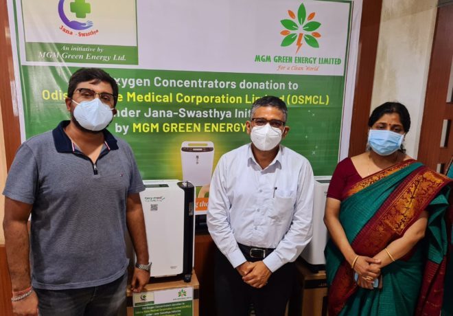 MGM energy donates oxygen concentrators