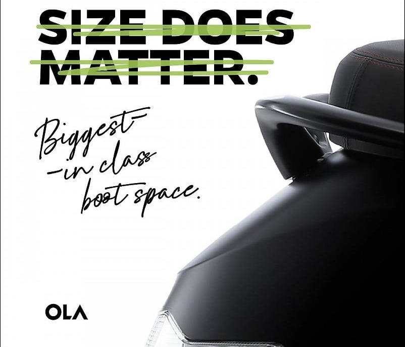 ola electric scooter storage