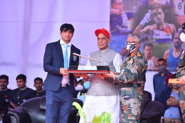 Neeraj chopra felicitation Pune