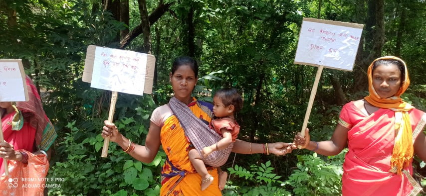 tribal rally against mining