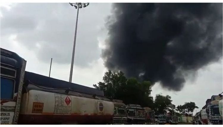 Fire At IOCL Fuel Station In Odisha's Paradip Contained - odishabytes