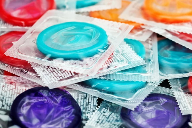 holes in condoms