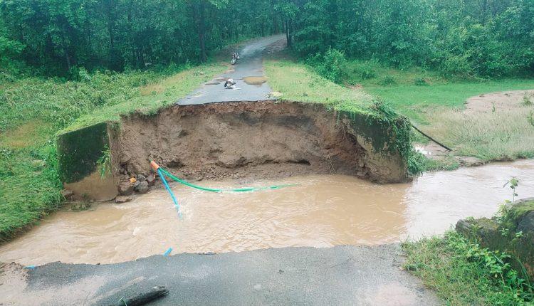 Odisha Flood: Three Bridges Swept Away In Kandhamal - odishabytes