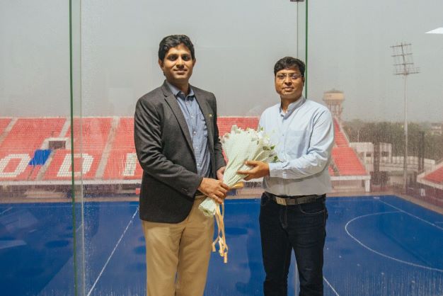 Vineel krishna welcomes HI prez dilip tirkey