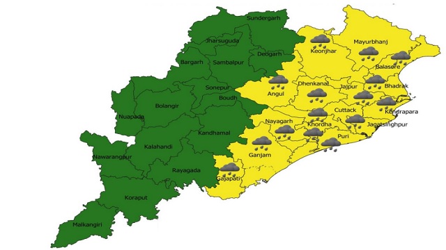 heavy rainfall in odisha